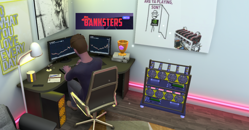 Tranzacționezi câștigi și te distrezi: Banksters revoluționează lumea jocurilor de criptomonede